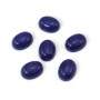 Cabochon pierre imitation Lapis Lazuli ovale 15x20mm x 2pcs