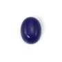 Cabochon pierre imitation Lapis Lazuli ovale 10x14mm x 4pcs