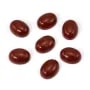 Cabochon pierre imitation Jaspe rouge ovale 15x20mm x 2pcs