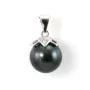 Lotus Bail Sterling Silver 925 | For Half-Drilled Pearl