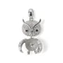 925 Silver Owl Bail | For Half-Drilled Pearl