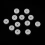 Perle intercalaire rondelle 2x5mm - Silicone x 50pcs