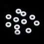 Perle intercalaire rondelle 1x4mm - Silicone x 50pcs