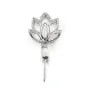 Lotus Pendant Attachment Silver 925 | Jewelry Making Components