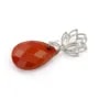 Lotus Pendant Attachment Silver 925 | Jewelry Making Components