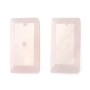 Quartzo Rosa Retângulo 13x25mm | Componente para Joalheria