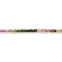 Perla Turmalina Multicolor Degradado Rondelle Facetada 1x3-2x3.5mm