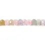 Beryll - Aquamarin & Morganit facettierte Scheibe 4x6mm | Perlenschmuck