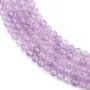 Perla Redonda Jade Violeta 4mm| Componente Fino para Creadores