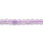 Violetter Jade-Perle 2mm | Runde Naturstein-Perle