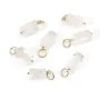 Cristal de Roche Naturel | Pendentif Baroque Gold Filled
