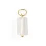Cristallo di Rocca Naturale | Pendente Barocco Gold Filled