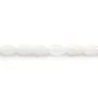 White Jade Pearl Drop 6x9mm | Stone Semi-Precious for Jewelry