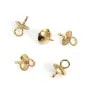 Bail para Perla Semi-Perforada 5mm | Oro Gold Filled | Proveedor de Joyería