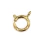 Fermoir à Ressort 6mm - anneau fermé - Gold Filled x 2pcs