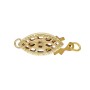 Fermoir Oval Filigrado Gold Filled | Fornecedor Joalheria