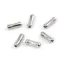 925 Rhodium-Plated Silver Bamboo Tube Bead | Jewelry Components