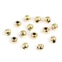 Perla Redonda Martillada Gold Filled | Componentes de Joyería