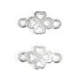 Distanziatore a trifoglio traforato - Argento 925 | Accessori per gioielli