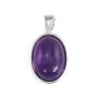 Pendentif pour cabochon ovale 10x14mm - Argent 925 x 1pc