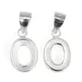 Pendant Silver 925 Oval Cabochon 6.4x8.5mm | Composant Accessoire
