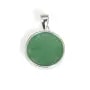 Pendant Silver 925 Cabochon Round 14mm | Création Accessoire DIY