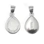Pendentif pour cabochon goutte 8x10mm - Argent 925 x 1pc