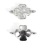 Intercalaire trèfle 7x11mm - Argent 925 x 1pc