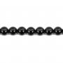 Spinelle noir rond 8mm x 40cm