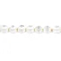 Cristal de roca redondo plano facetado 8mm x 38cm