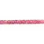 Cubo sfaccettato in tormalina rosa 2mm x 39cm