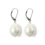 Boucles d’oreilles argent 925 perle de culture d'eau douce 12mm  x 2pcs