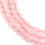 Rosa Quarz quadratisch 6mm x 37cm