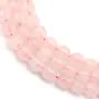 Quartz rose tonnelet 9mm x 39cm
