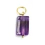 Colgante Amatista Barroca | Piedra Natural Gold Filled