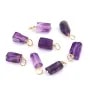 Colgante de Amatista barroca - Gold Filled x 1ud