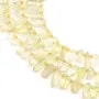 Pearl Quartz Lemon elongated chips | Natural Stone | Jewelry String
