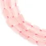 Cuarzo rosa barroco 7x11mm x 40cm (29 piezas)