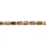 Jaspe Paisagem barroco 7x11mm x 40cm (31pcs)