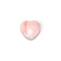 Cabujón Lambi rosa corazón 16mm x 1pc