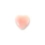 Cabujón Concha rosa corazón 8mm x 1pc