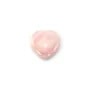 Cabochon Conchiglia rosa cuore 12mm x 1pc
