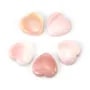 Cabochon Lambi rose coeur 12mm x 1pc