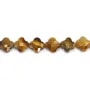 Tigerauge facettierter Klee 10mm x 40cm