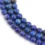 Round lapis lazuli 10mm - Grade B x 39cm