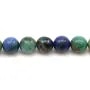 Azurite Malachite, ronde, 10mm x 39cm