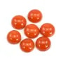 Cabujón de Coral rojo Natural redondo 8mm x 1pc