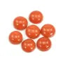 Cabochon di corallo rosso naturale rotondo 10 mm - Corallo naturale