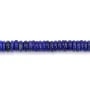 Rondel heishi de lapislázuli 3x8mm x 40cm