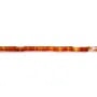 Cornaline tube 2x4mm x 38cm